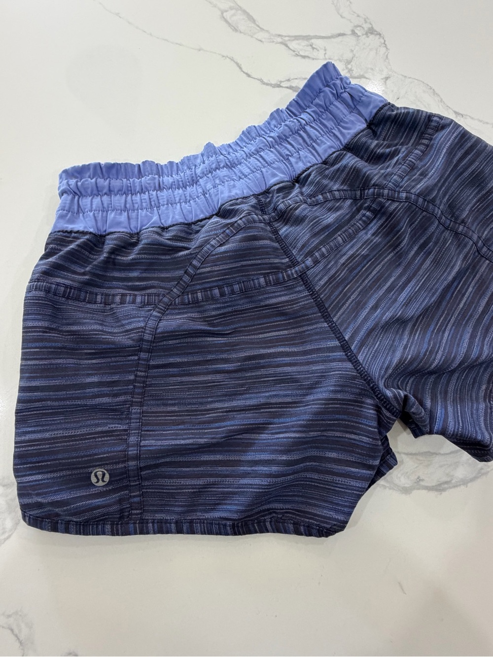 Lululemon Tracker Short II 4" Wee Are From Space Cadet Blue Lullaby Lined Sz 4